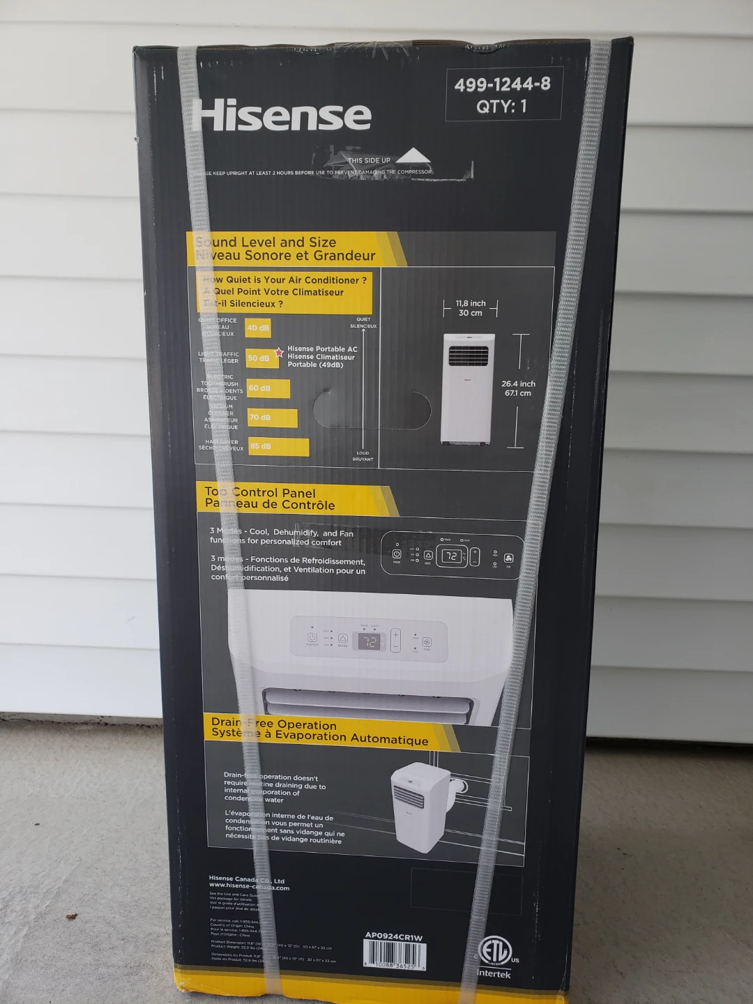 Hisense brand new 3-mode Portable Air Conditioner 6,000 BTU - photo 5