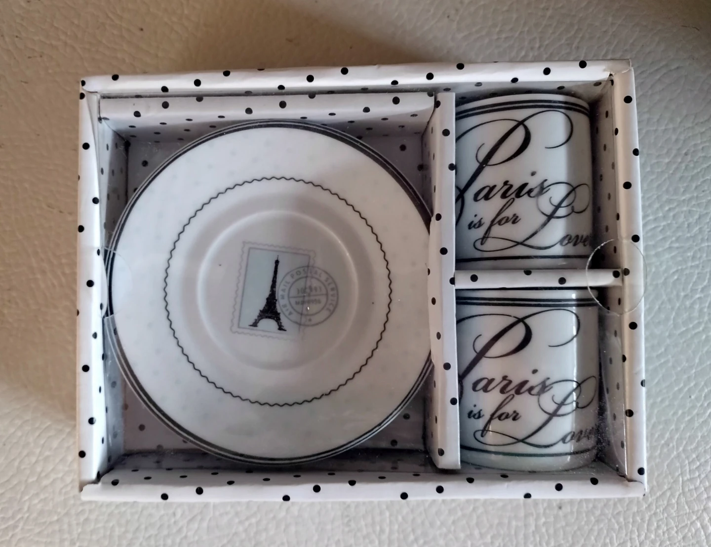 Paris is for Love Coffee Cup and Saucer Set - photo 3