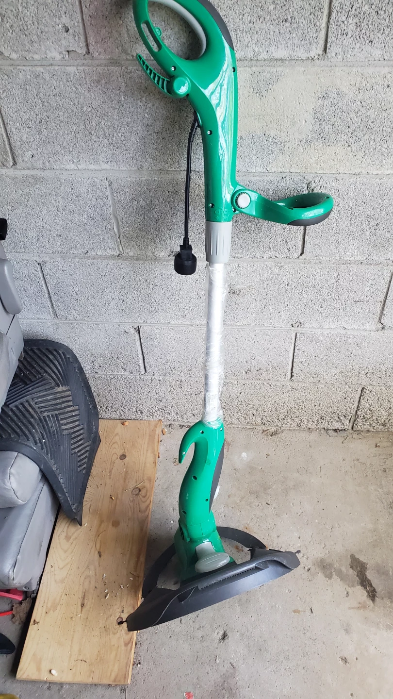 Green Electric String Trimmer