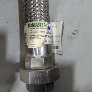 McMaster-Carr Stainless Steel Flexible Hose 1 1/2" x 24"