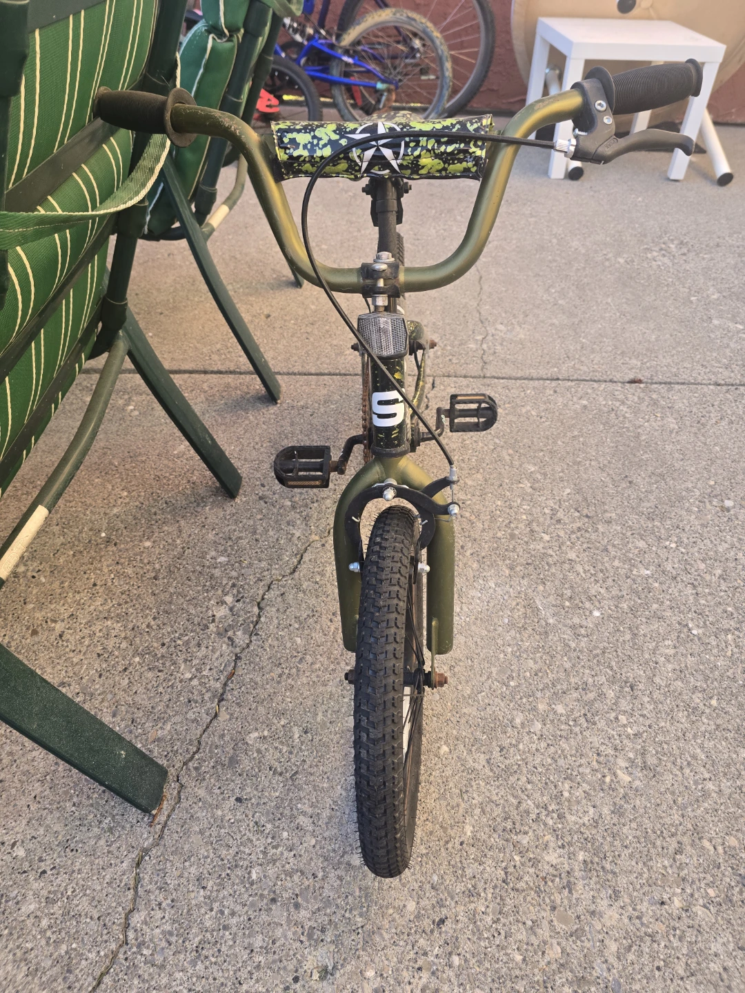 Supercycle Camo Kids Bike, 16-in Wheel, Green - photo 5