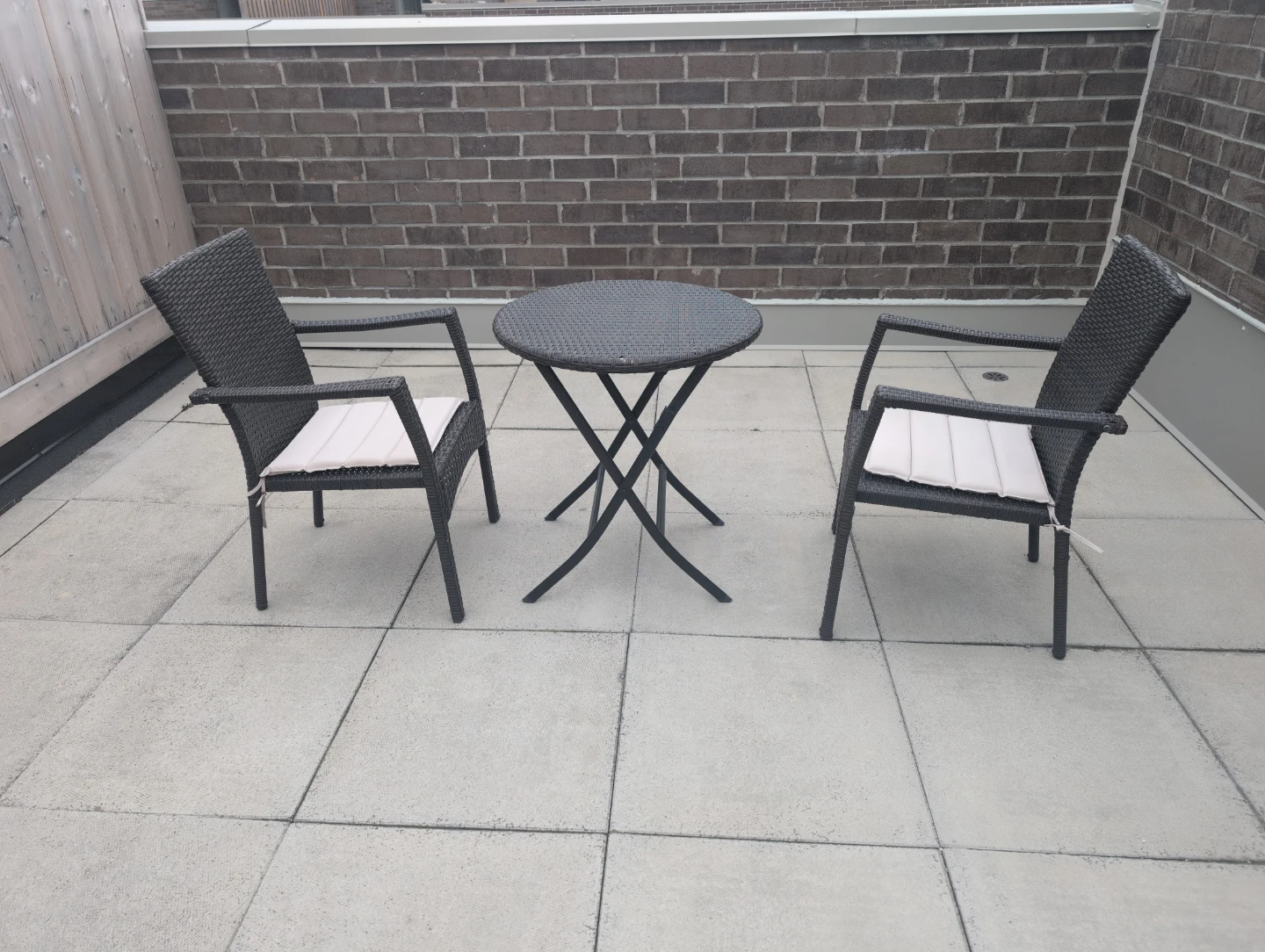 Outdoor Bistro Set - 2 Chairs & Table