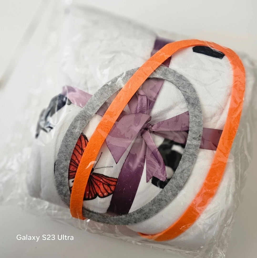 Baby Milestone Blanket with Butterfly Design - photo 3