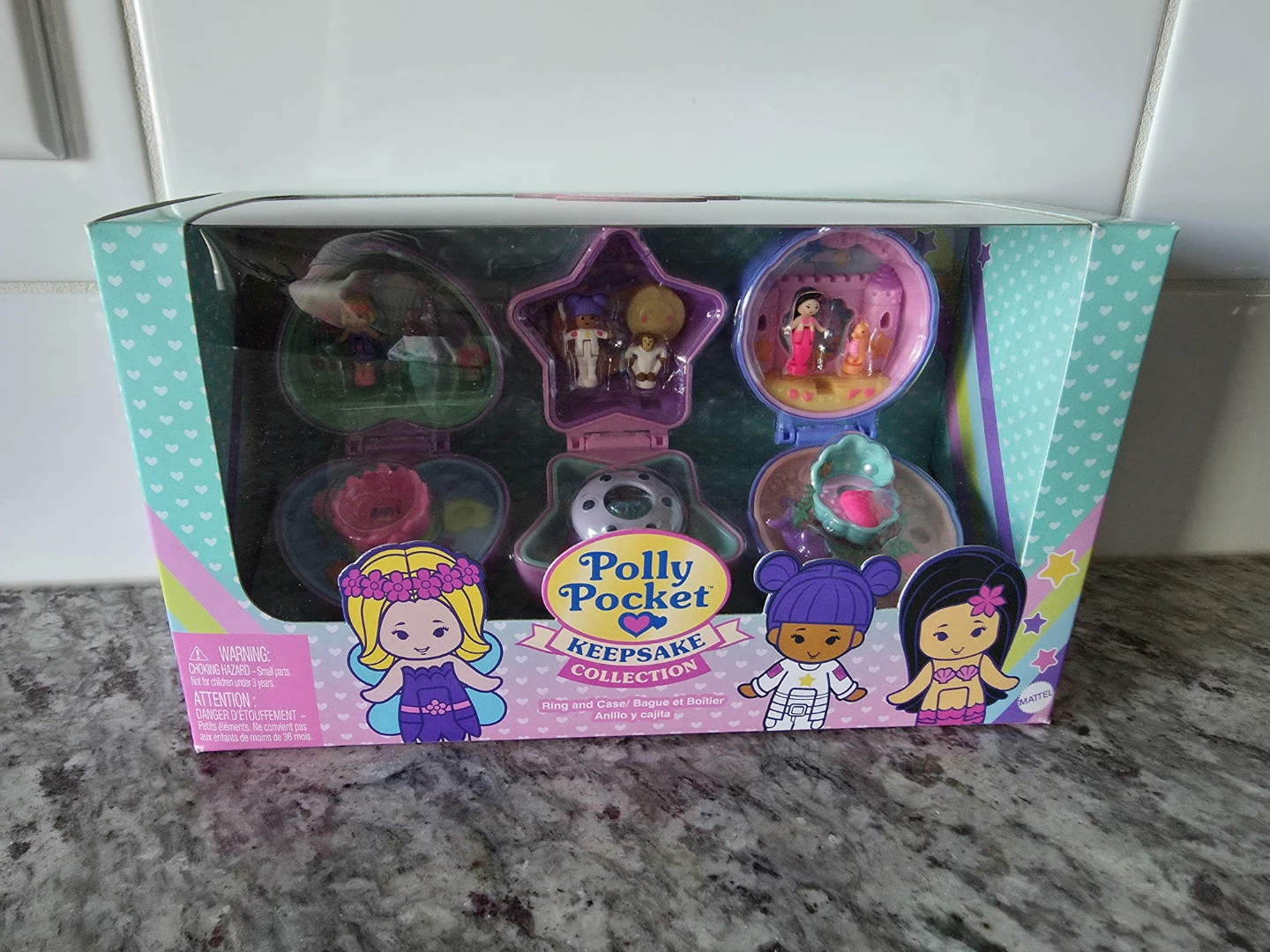 Polly Pocket Keepsake - Ring and Case Playsets