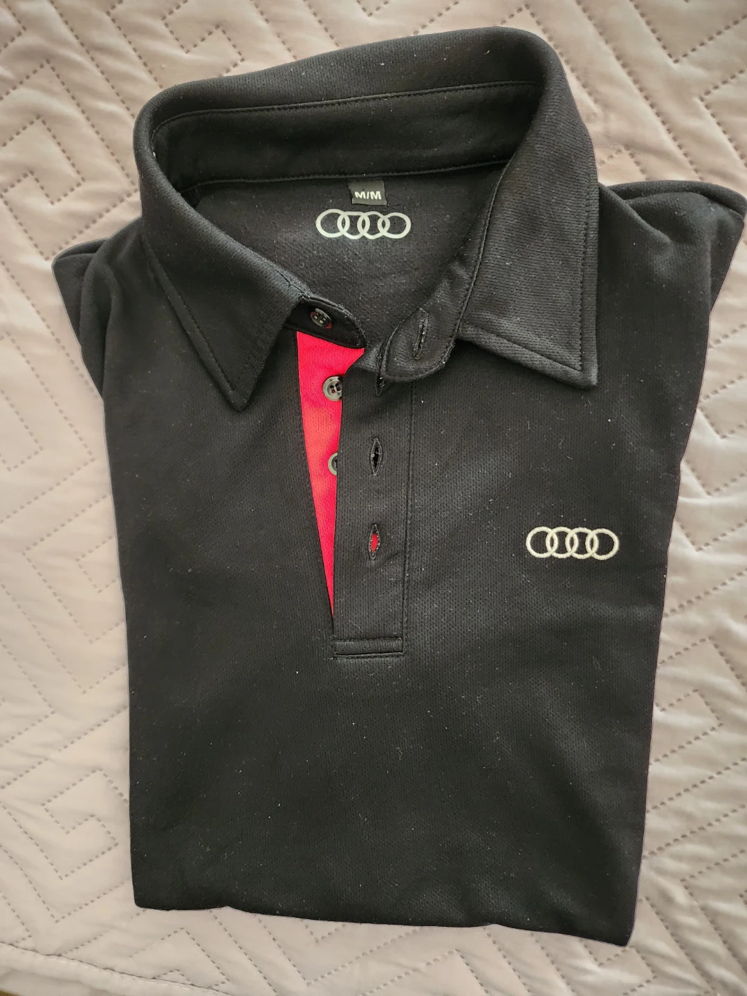 Audi Black Polo Shirt - Size M