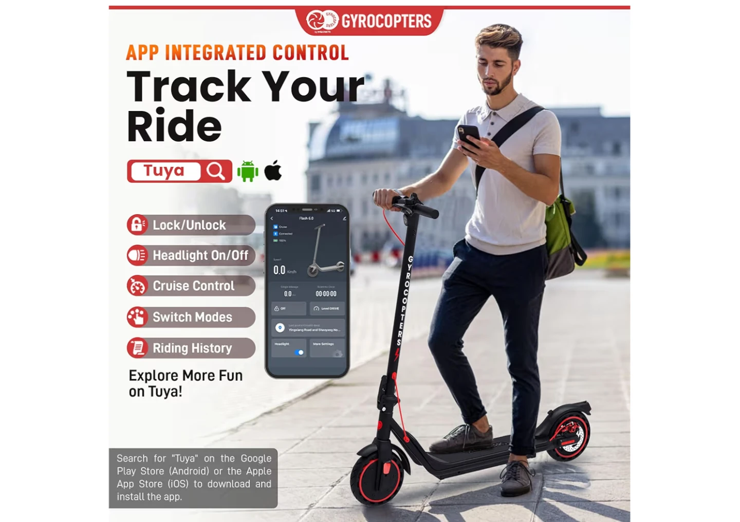 Gyrocopters Flash 6.0 E-Scooter