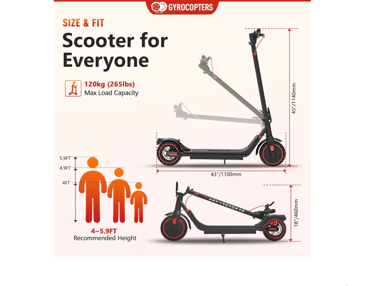 Gyrocopters Flash 6.0 E-Scooter - photo 4