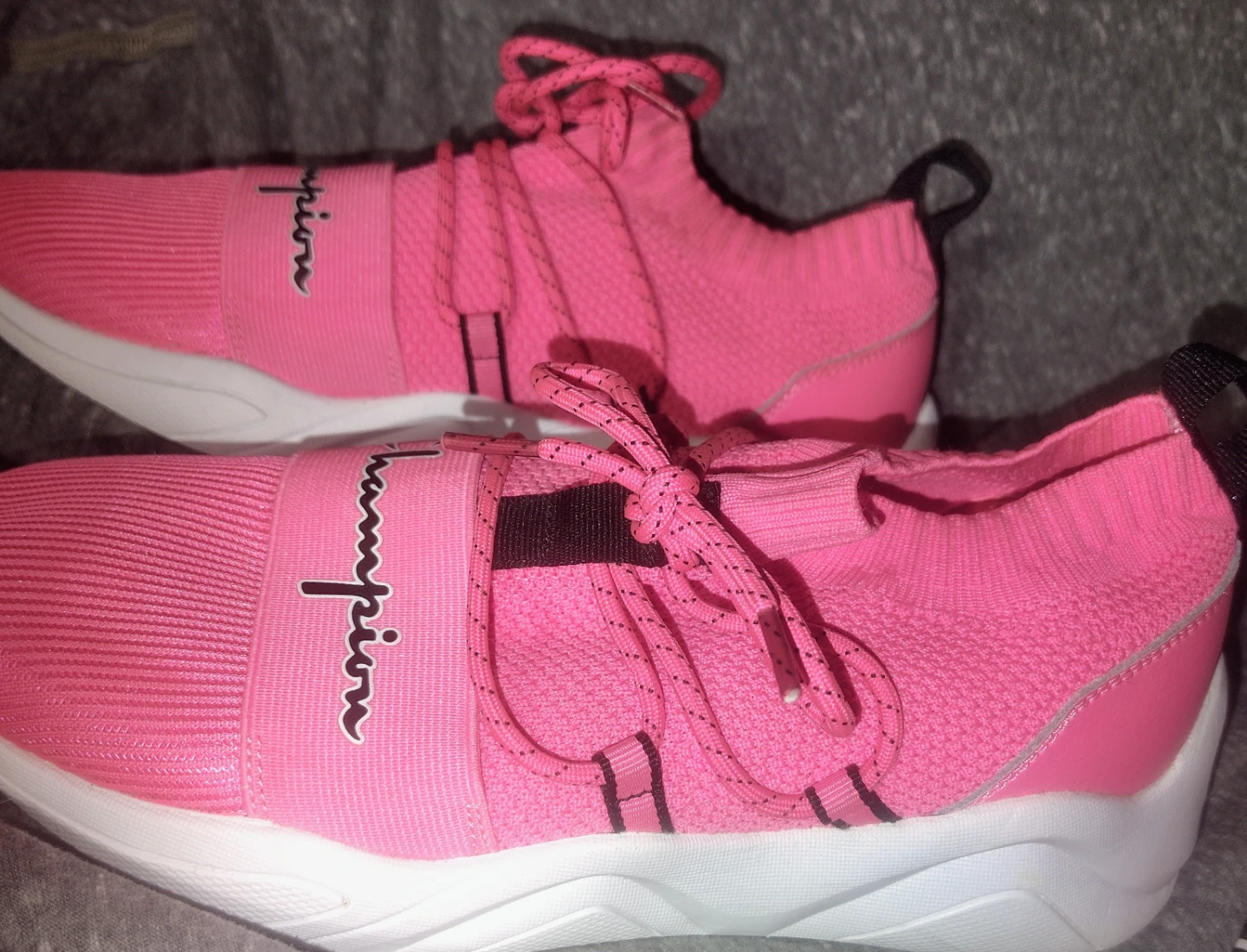 Champion Pink Knit Shoes size 8W - photo 2