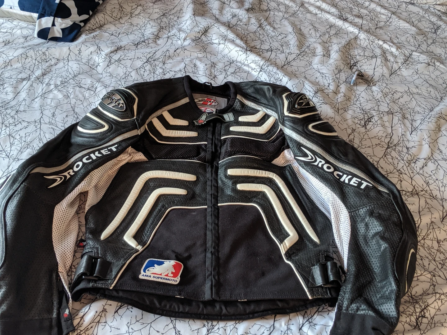 Joe Rocket Motorcycle Leather Jacket