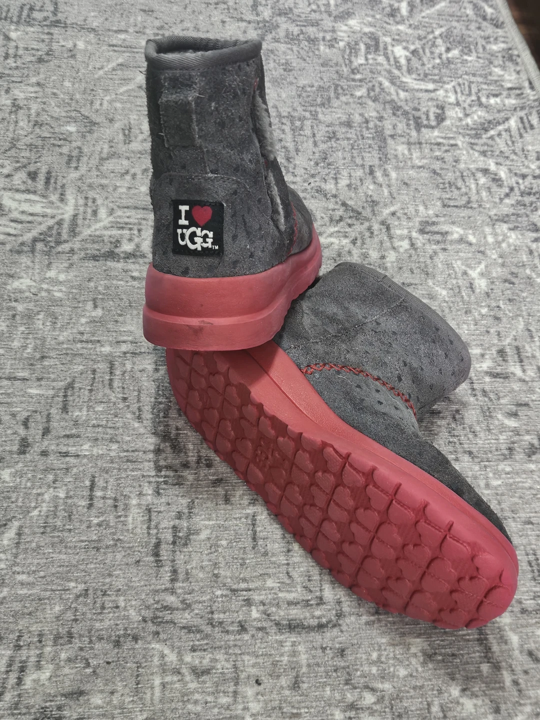 UGG Gray Boots with Pink Soles - photo 2