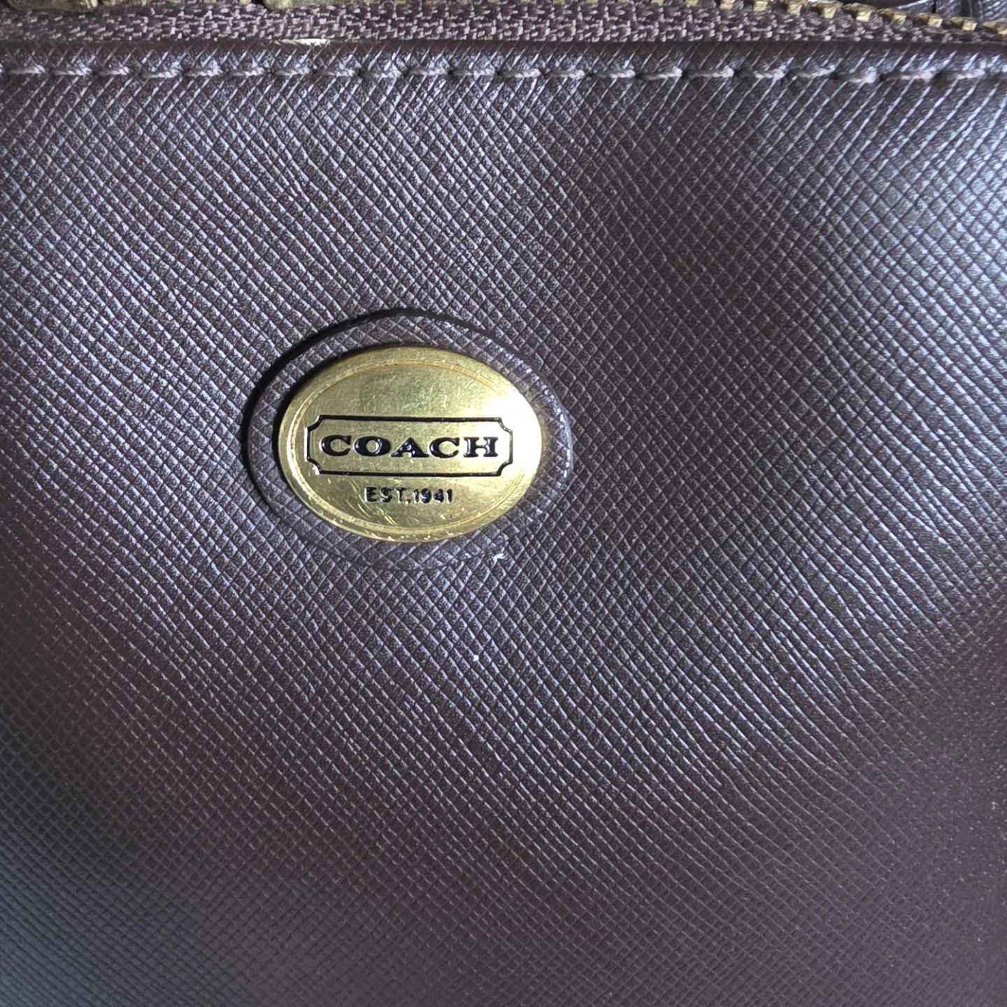 Brown Coach Leather Satchel Handbag - photo 2