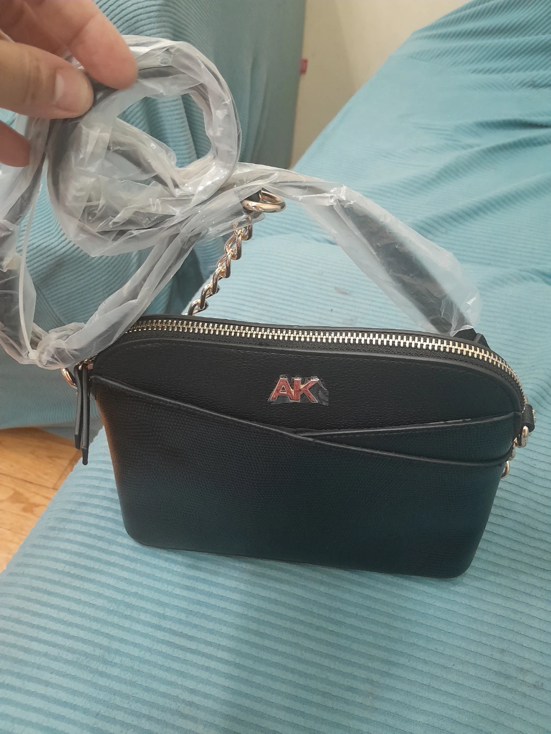 Anne Klein Black Crossbody Bag with Coin Pouch - photo 2
