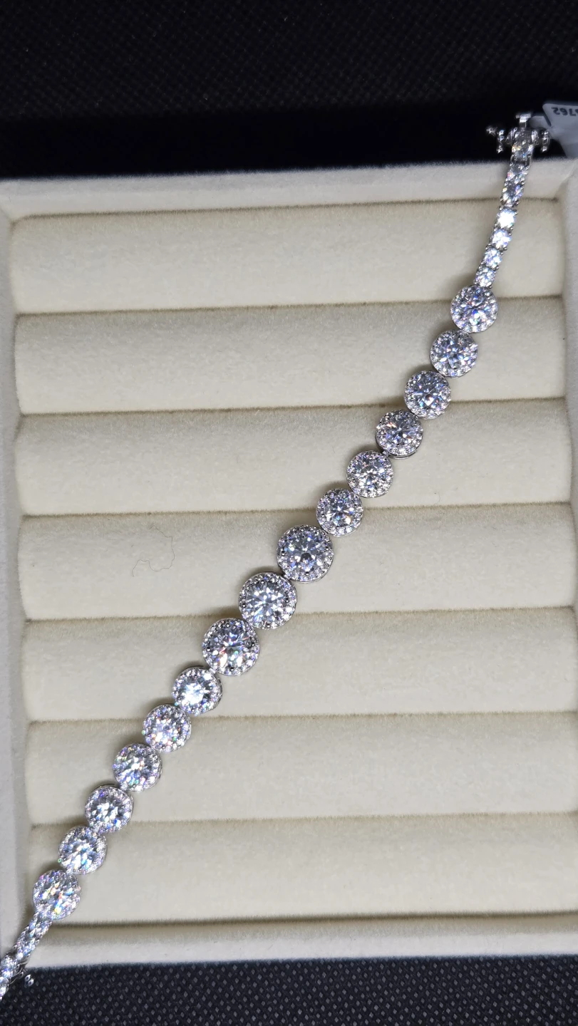 Moissanite Diamond Bracelet 11.63 Carat - photo 2