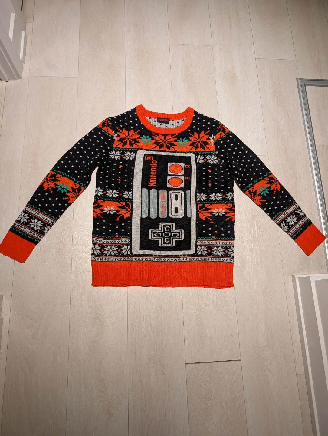 Nintendo NES Controller Ugly Christmas Sweater