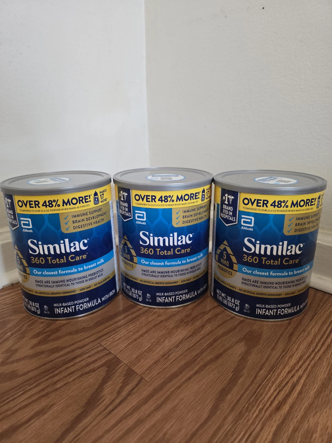 Similac 360 Total Care Infant Formula (30.8 oz cans) - Set of 3 - photo 3