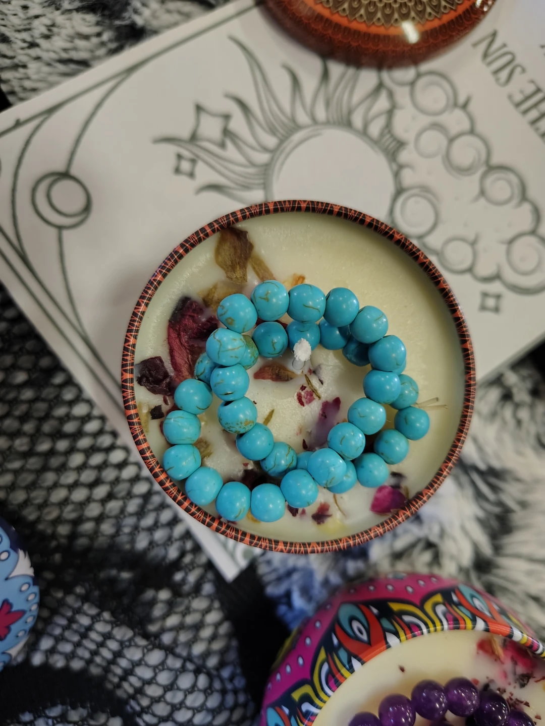 Tallow Candles with Gemstone Bracelets - photo 4