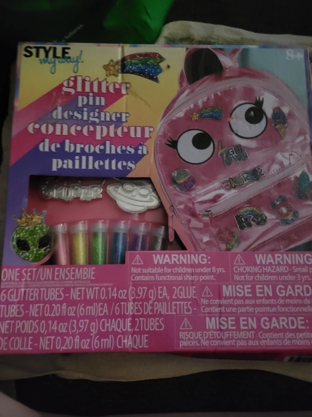 Style My Way Glitter Pin Designer Kit