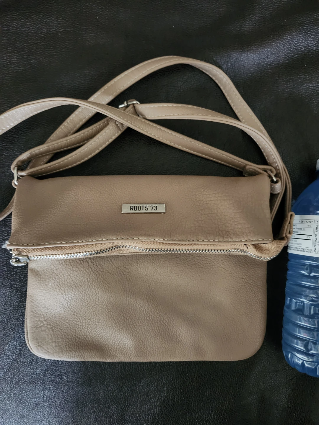 Roots 73 Faux Leather Crossbody Bag