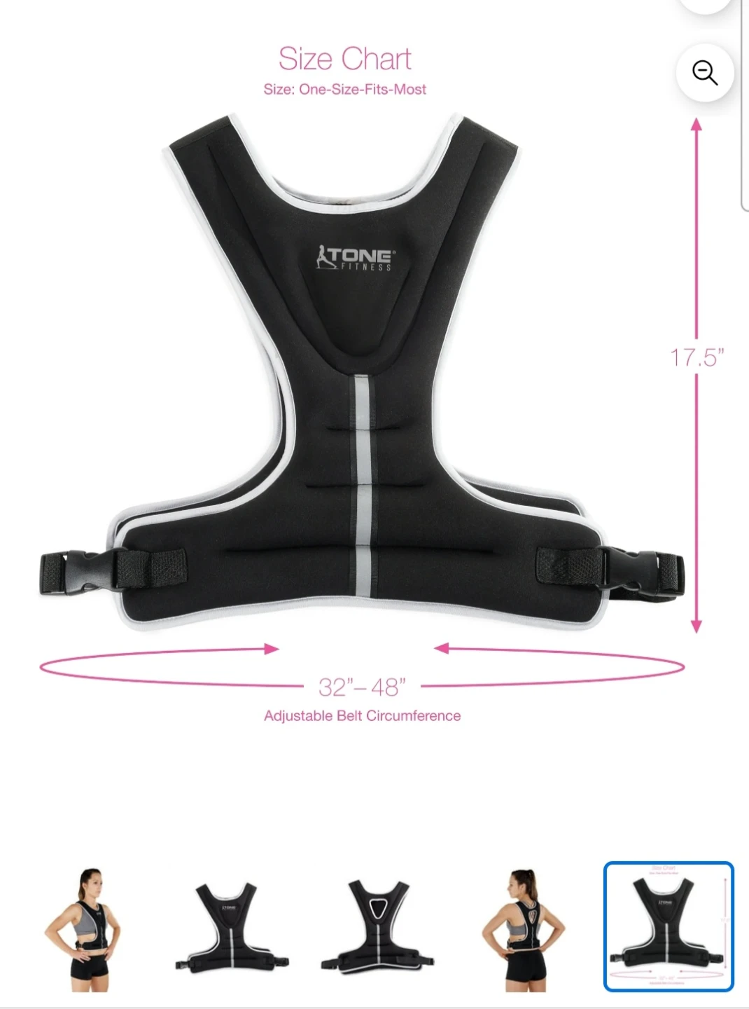 TONE FITNESS Weighted Vest - photo 2