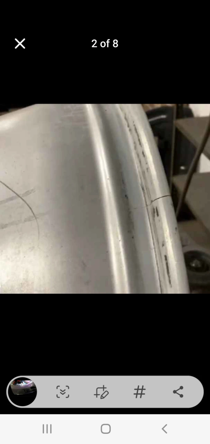 Tig welded aluminum rims - photo 2