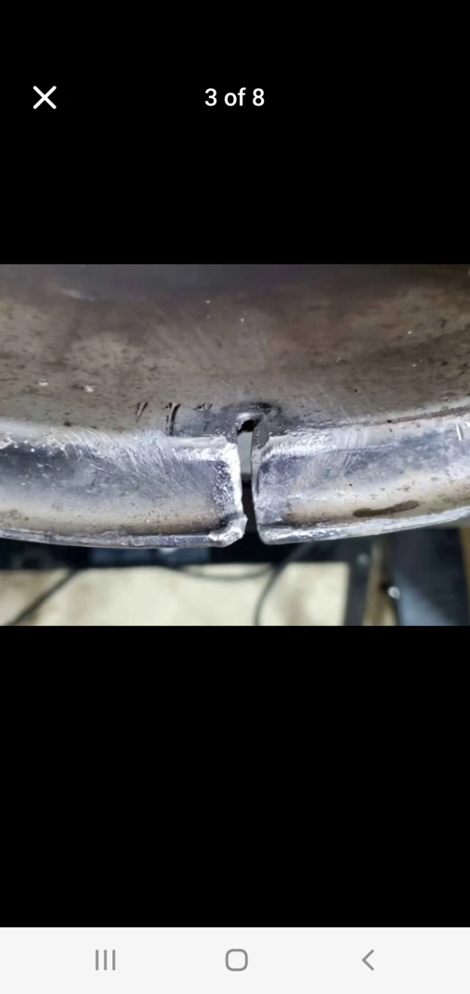 Tig welded aluminum rims - photo 3