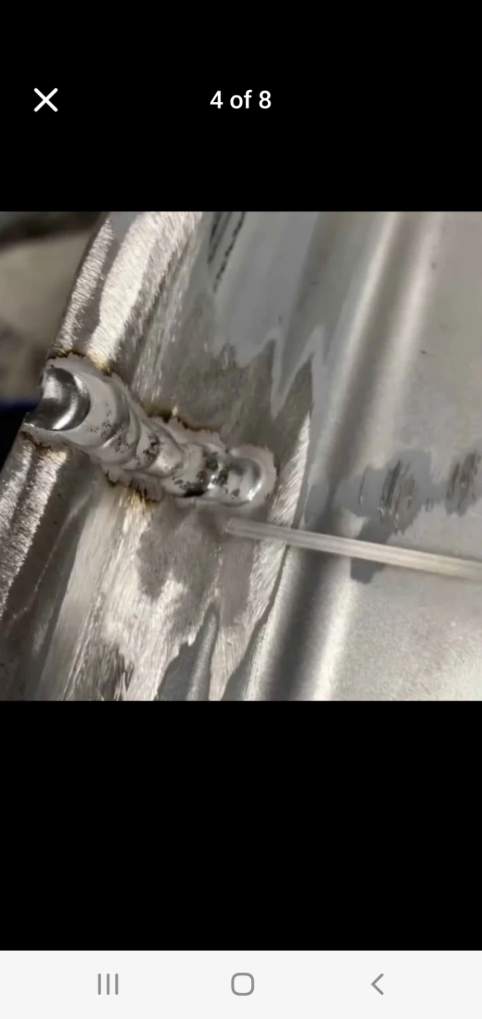 Tig welded aluminum rims - photo 4