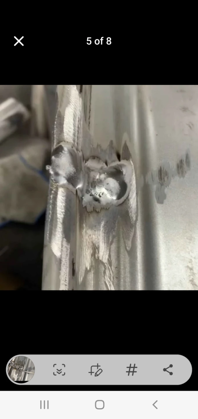 Tig welded aluminum rims - photo 5