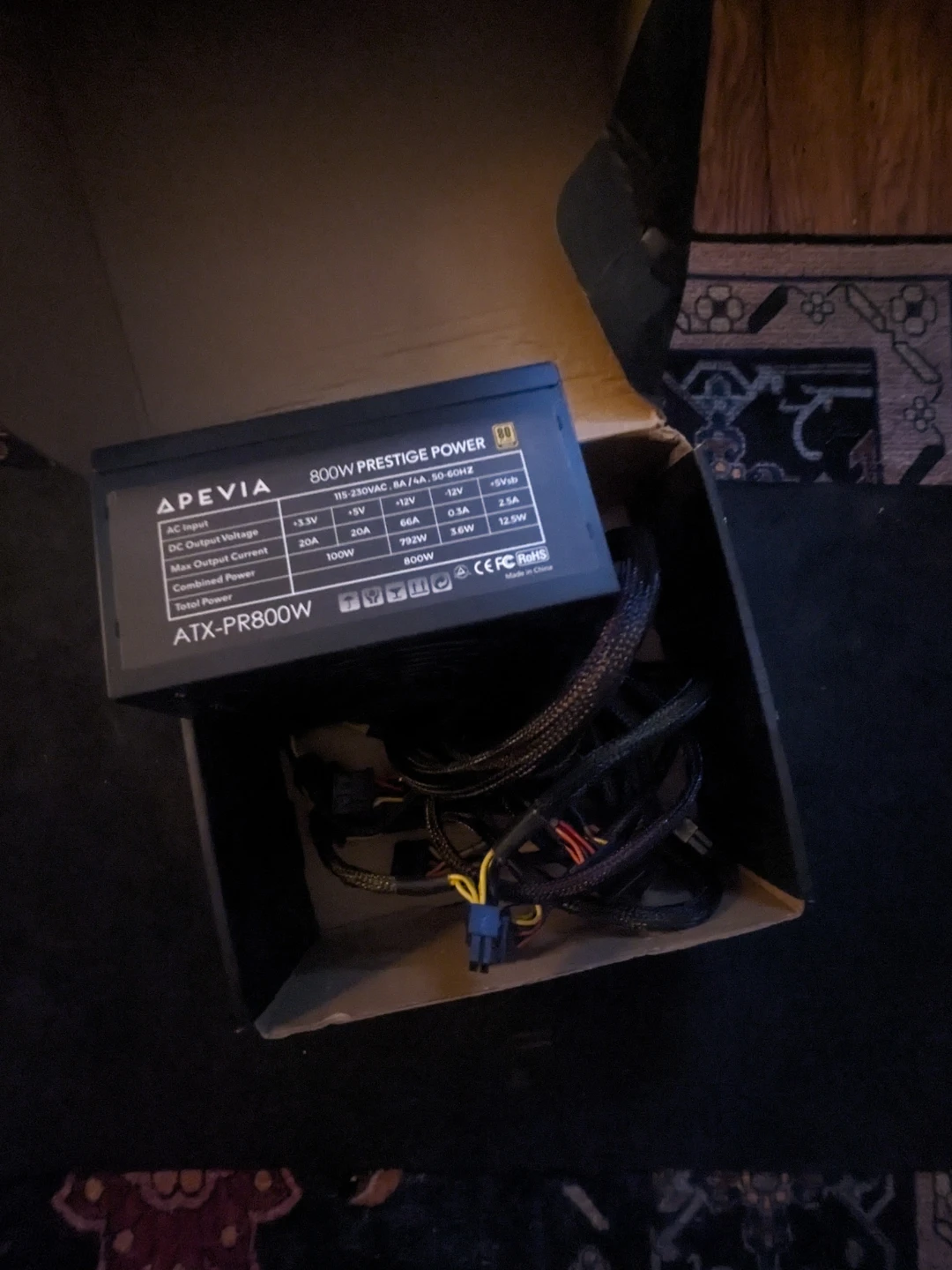 Apevia 800W Prestige Power Supply ATX-PR800W - photo 3
