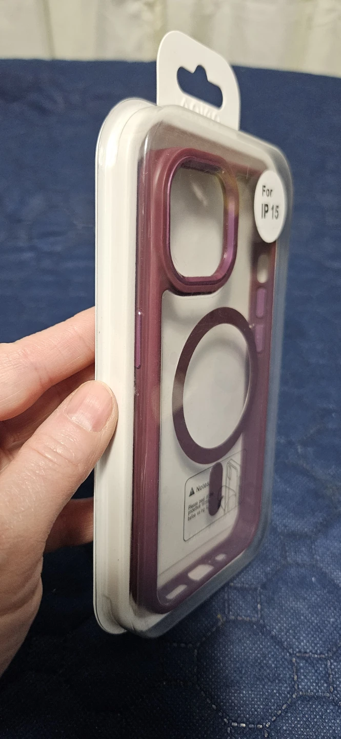AOKO Phone Case for iPhone 15 - Purple - photo 3