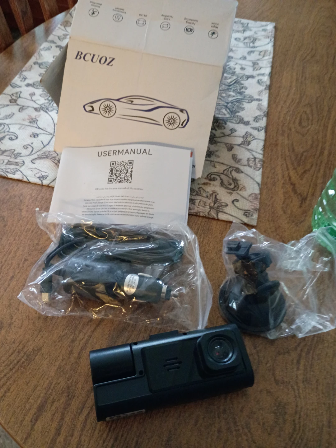BCUOZ Dash Cam with Car Charger and Mount - photo 4