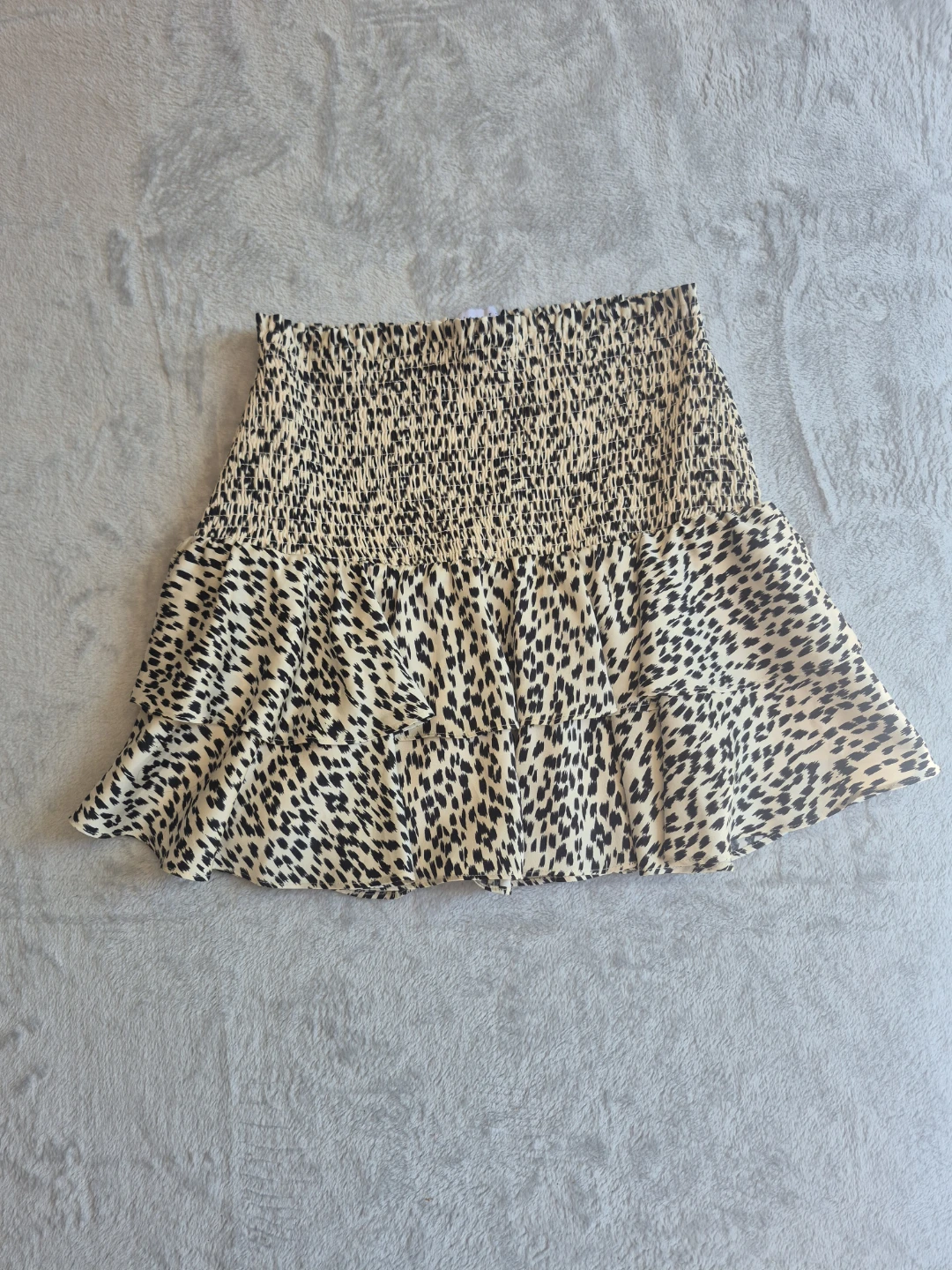 Endless Rose Smocked Leopard Print Mini Skirt - Size S - photo 5
