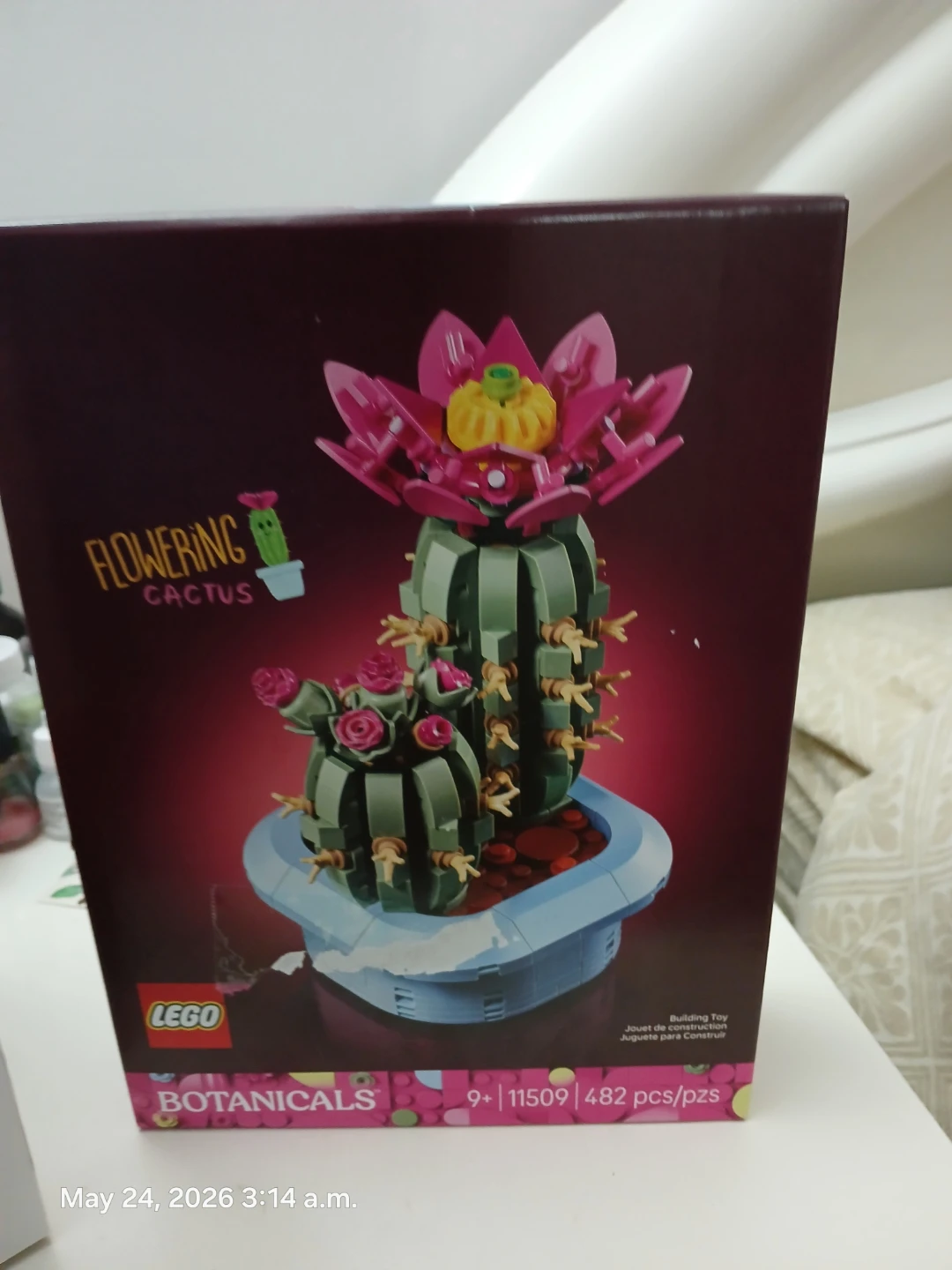 New- LEGO Botanicals Flowering Cactus Building Toy. 11509 series