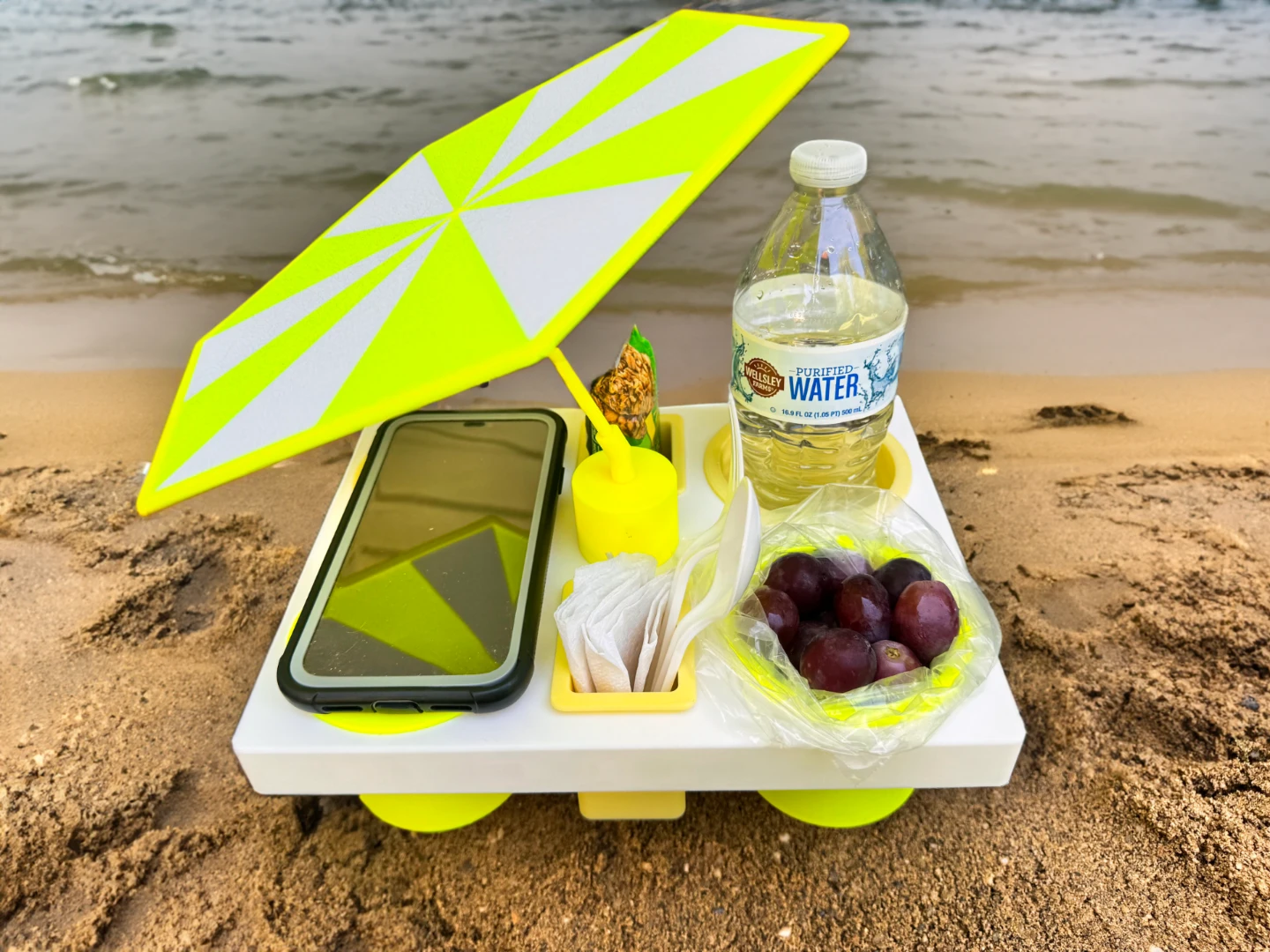 Beach Drink Caddy with Umbrella - photo 2