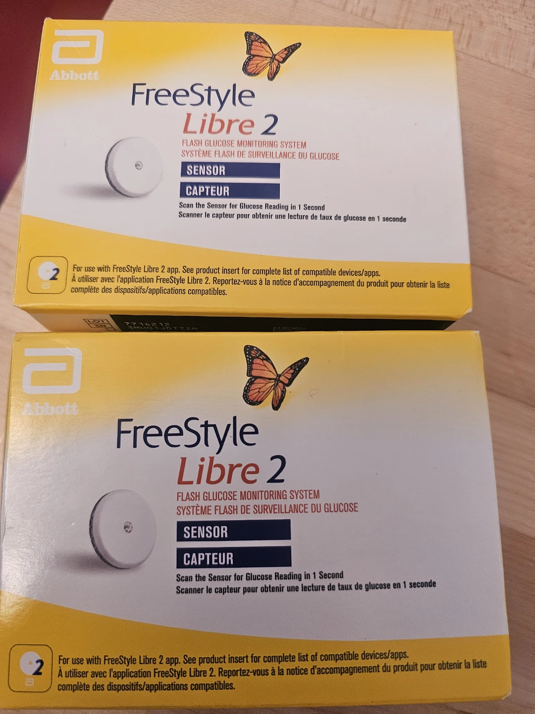 2 boxes of libre