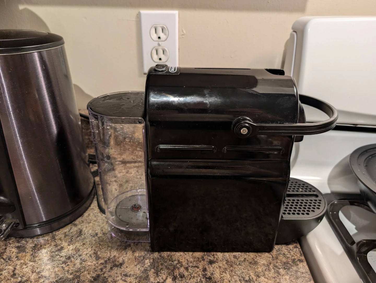 Black Nespresso Coffee Machine