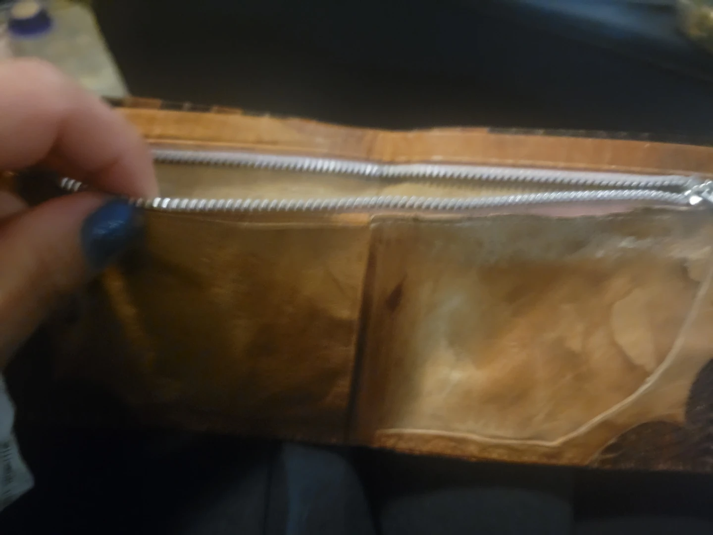 Vintage Snake Skin Bifold Wallet - photo 3