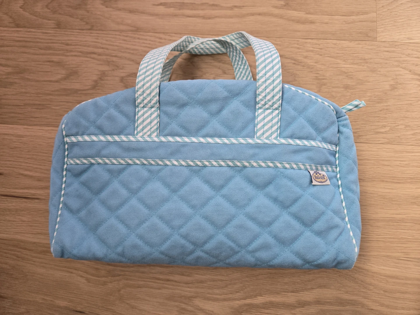NaRaYa Tiffany Blue Handbag Purse Bag Ribbon Bow - photo 2
