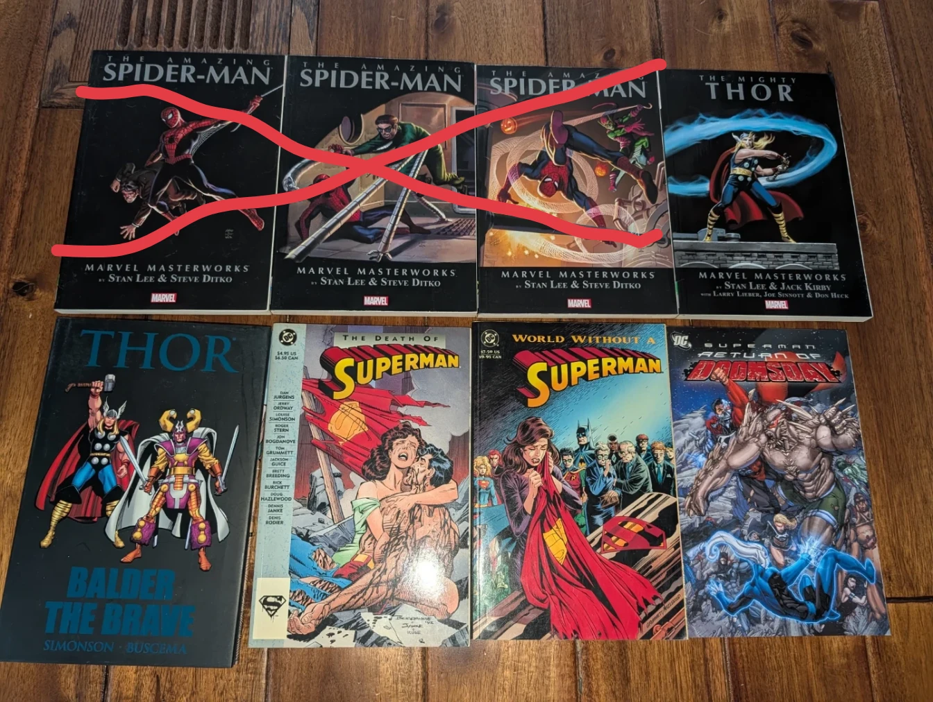 Spider-Man, Thor, Superman Graphic Novels