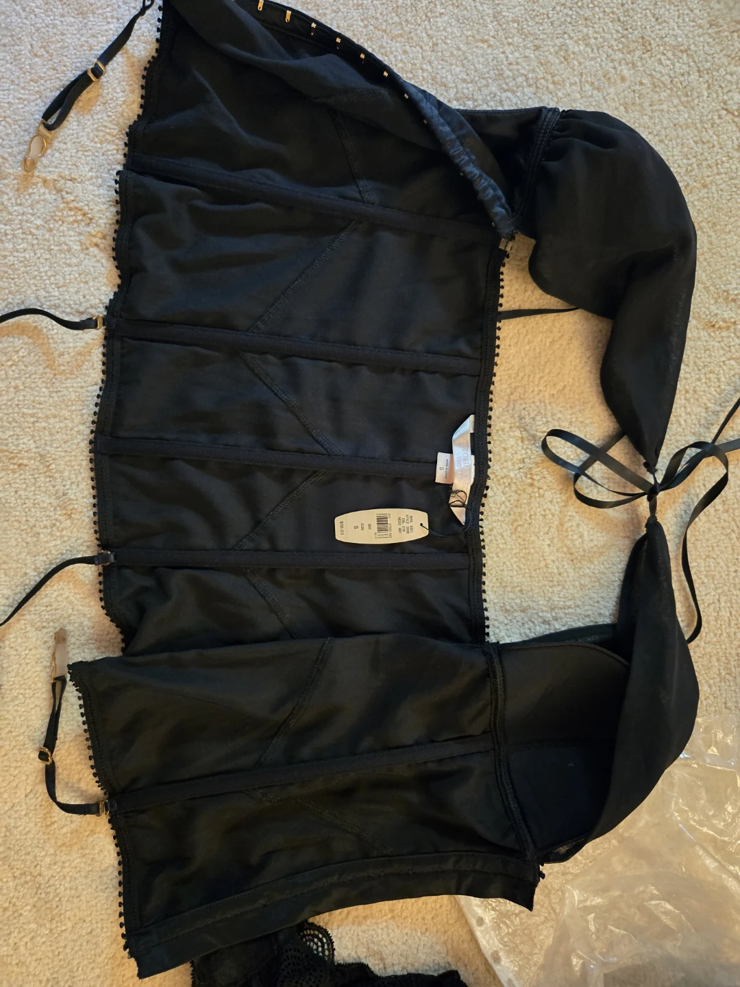 Victoria's Secret BRAND NEW Black Corset Size S - photo 4