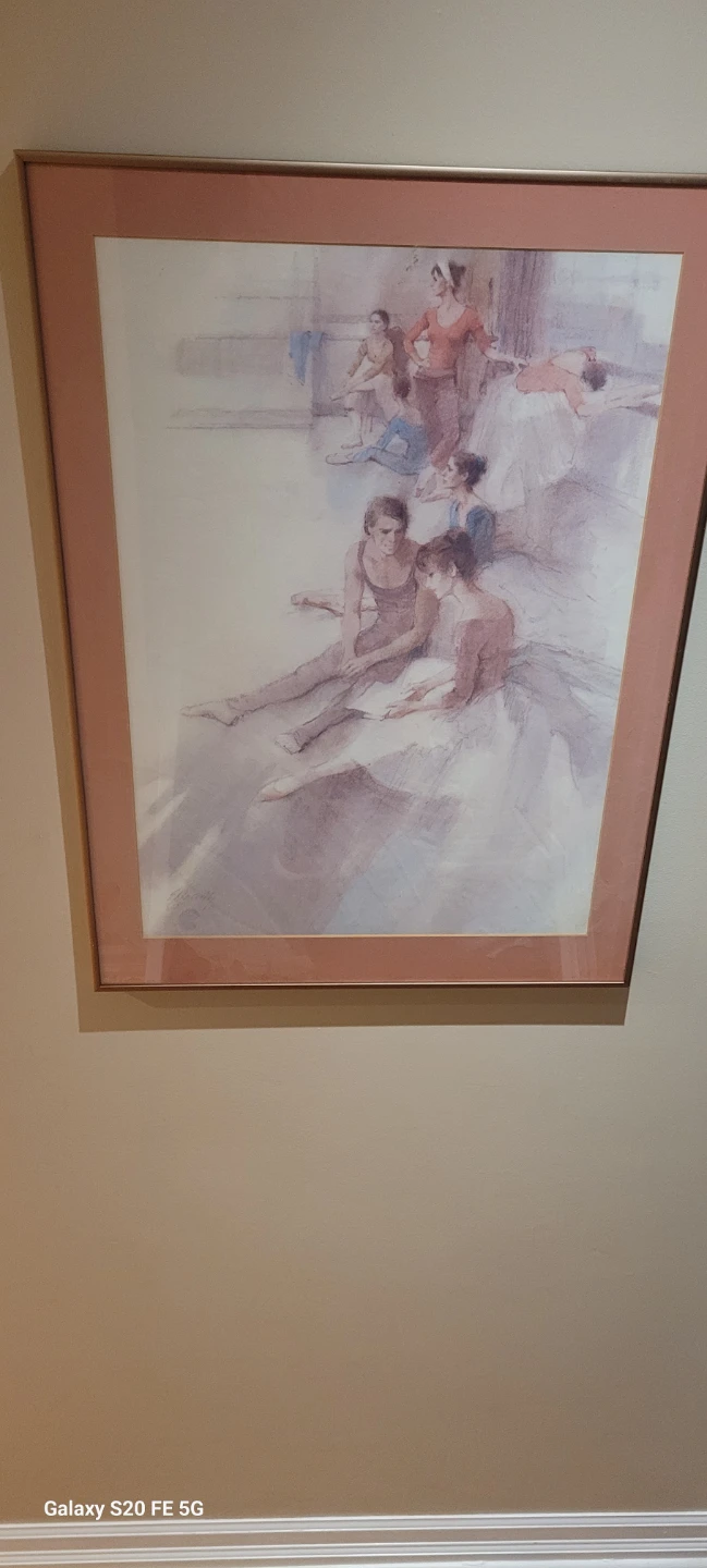Framed Art Print - Ballet Dancers