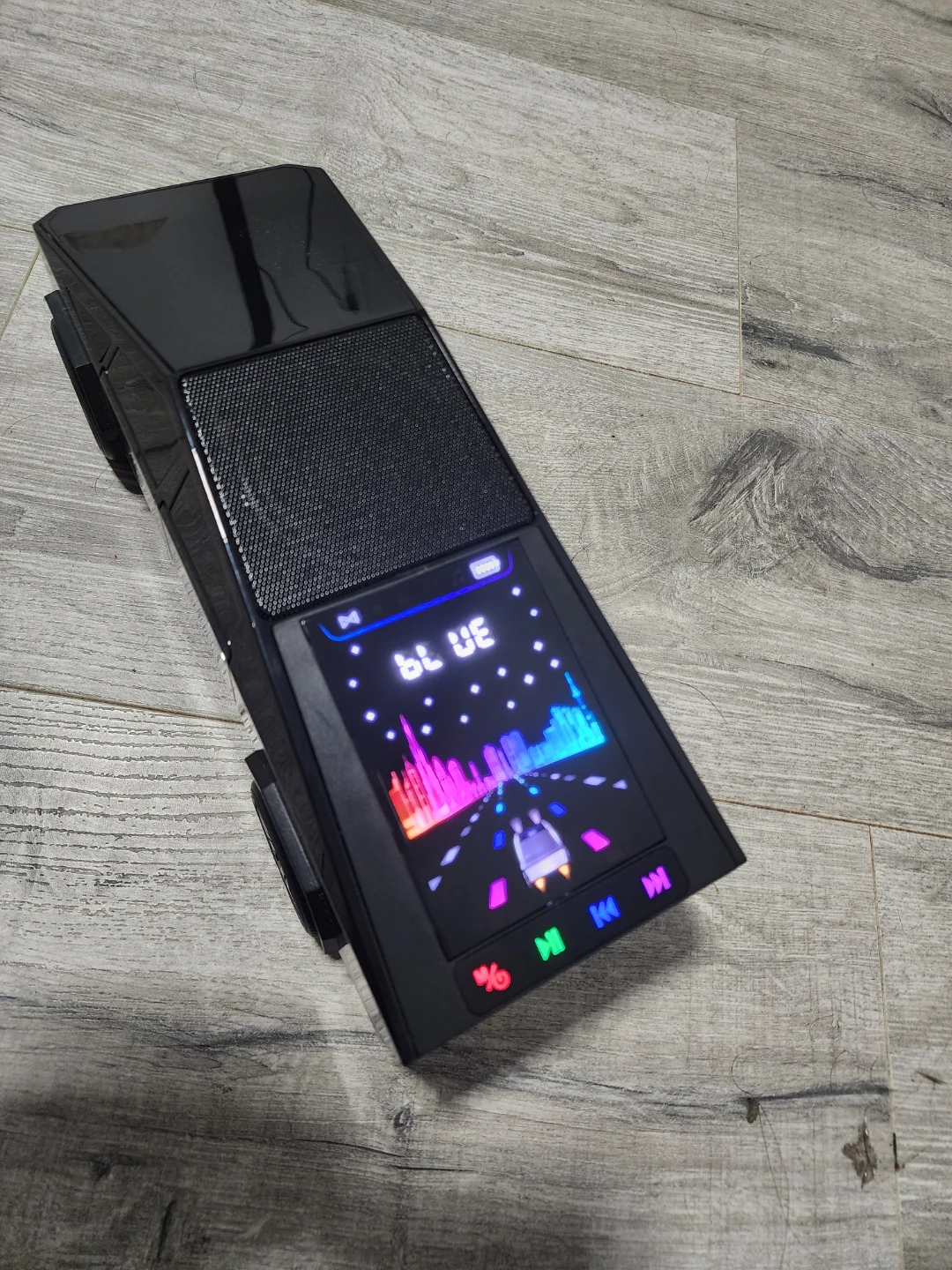 Black Tesla Cybertruck Bluetooth Speaker - photo 3