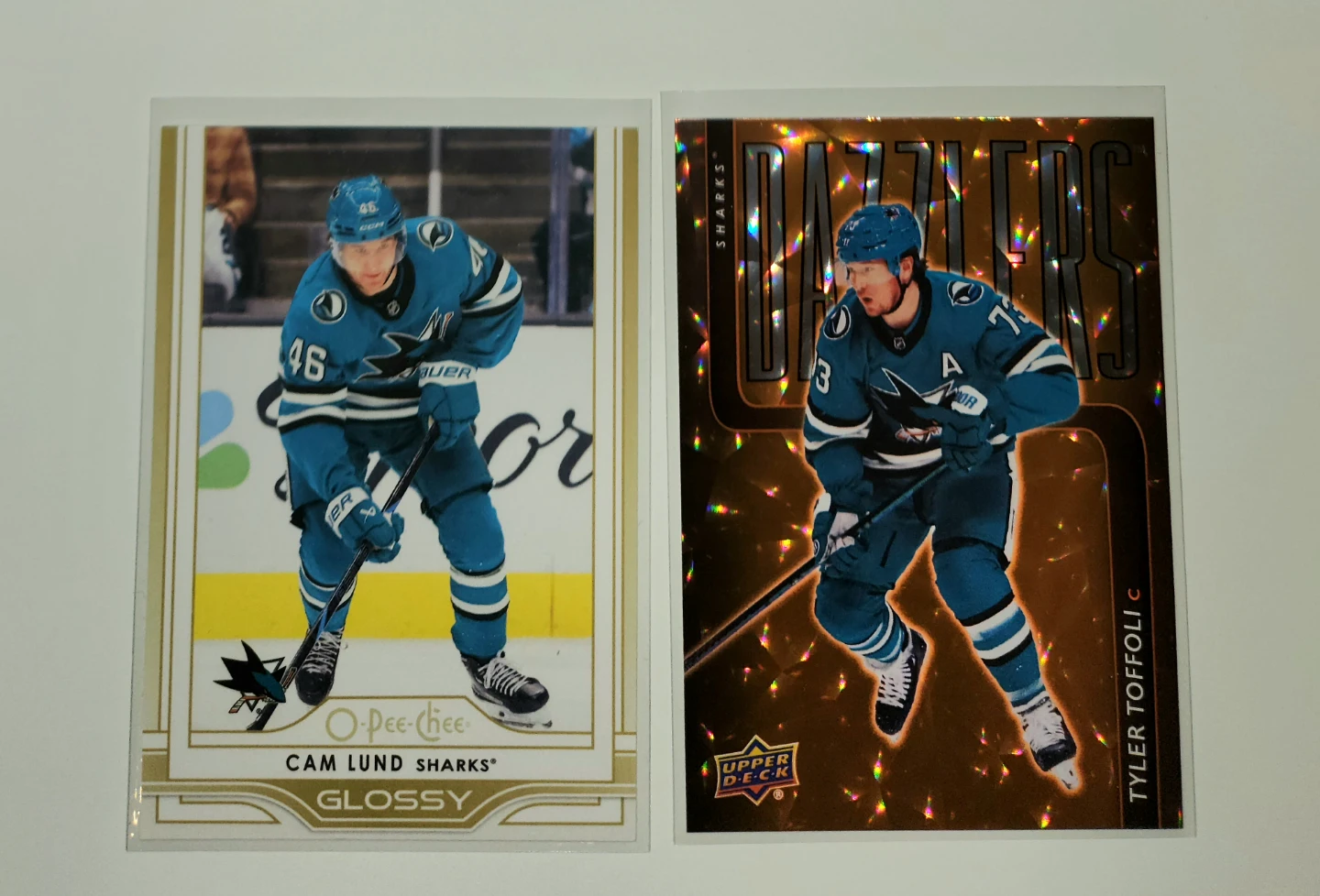 Pick Up x2 San Jose Sharks Hockey Card