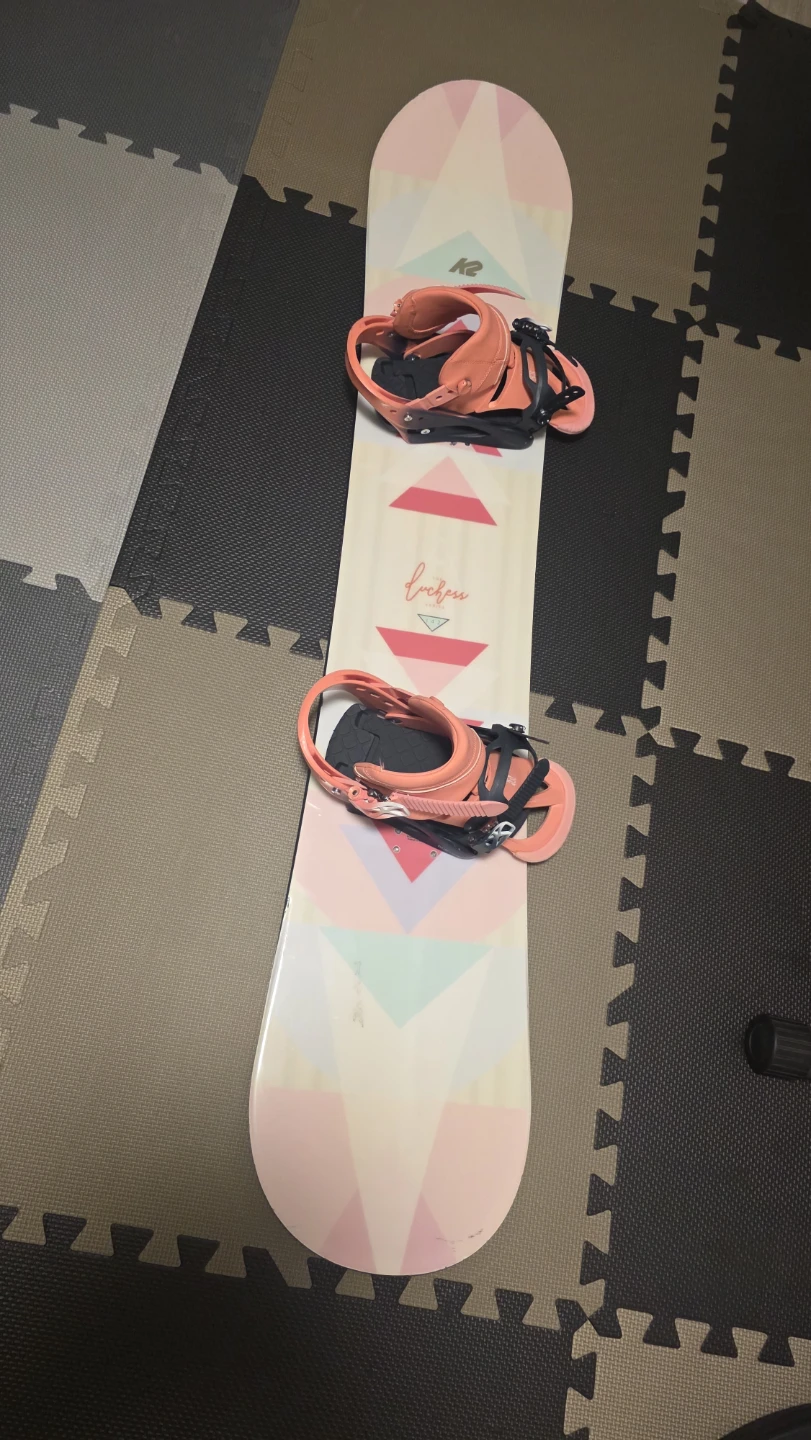 Women's K2 Snowboard with Burton Stiletto Bindings