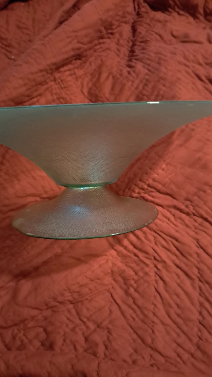 Glass Pedestal Fruit Bowl