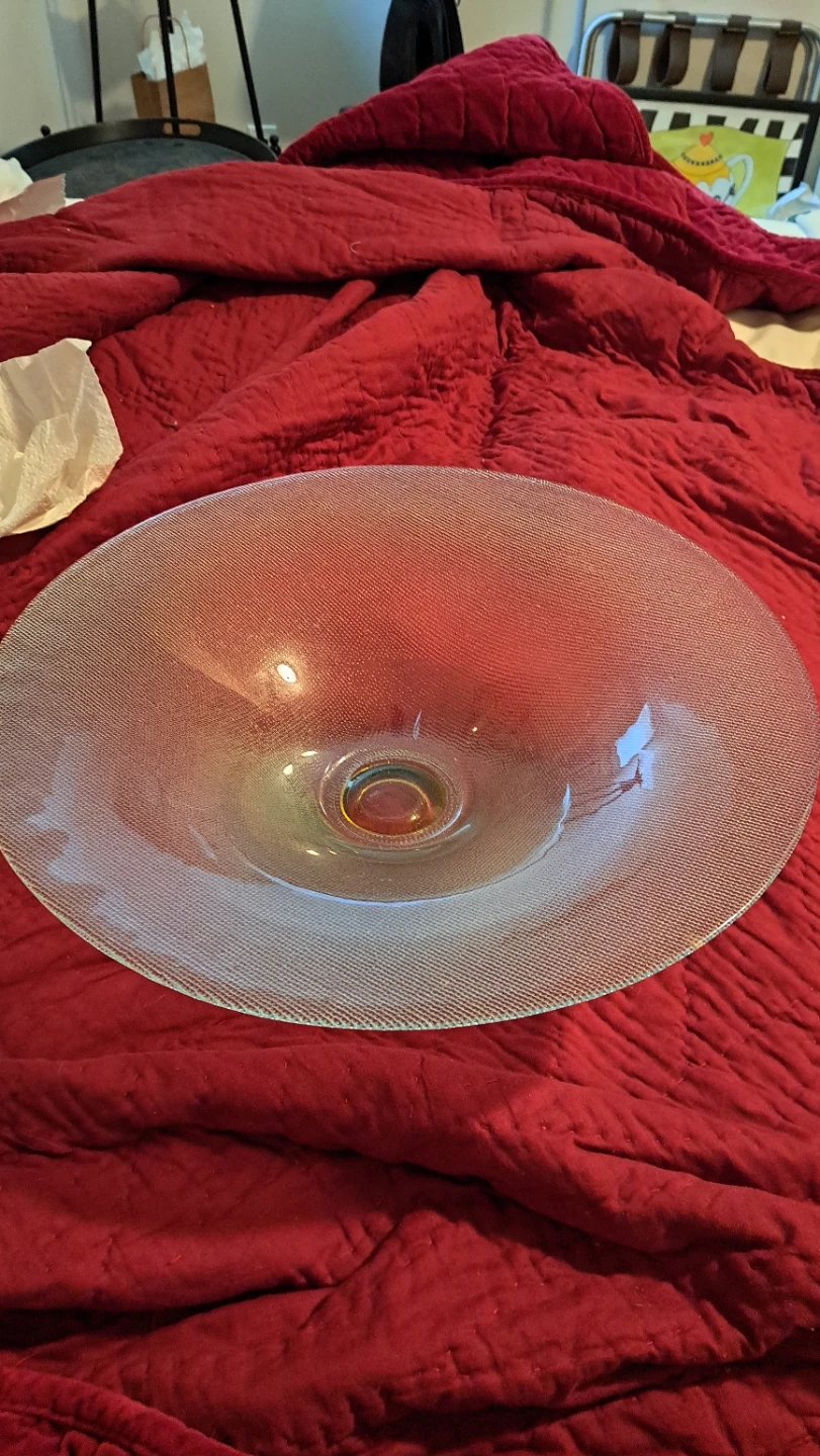 Glass Pedestal Fruit Bowl - photo 2