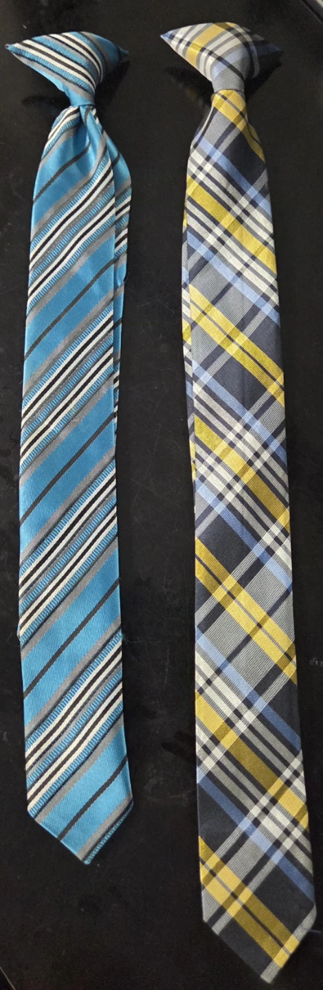 Clip-On Ties - 2 Pack