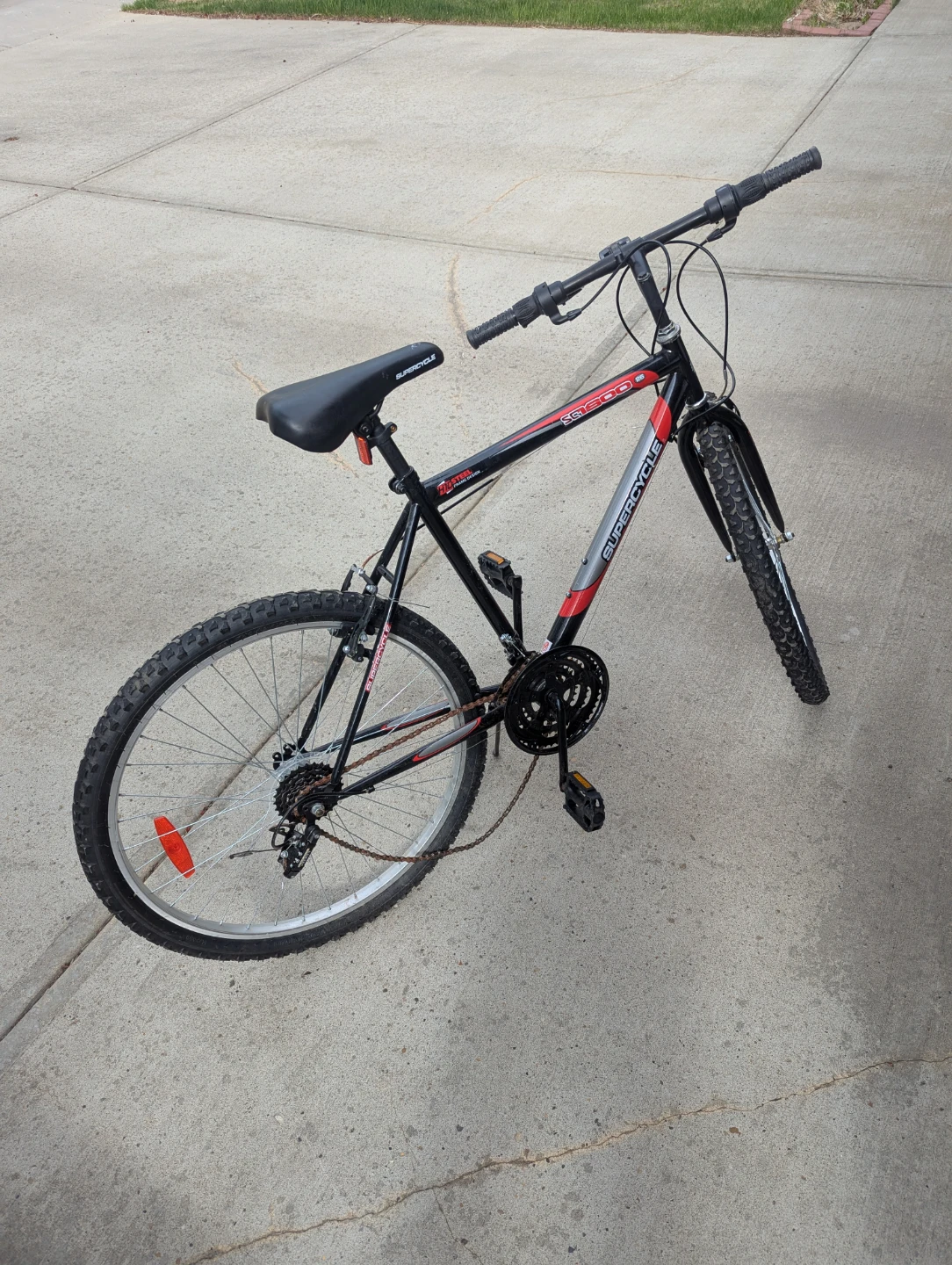FOR REPAIR supercycle 1800 26 inch adult mountain bike