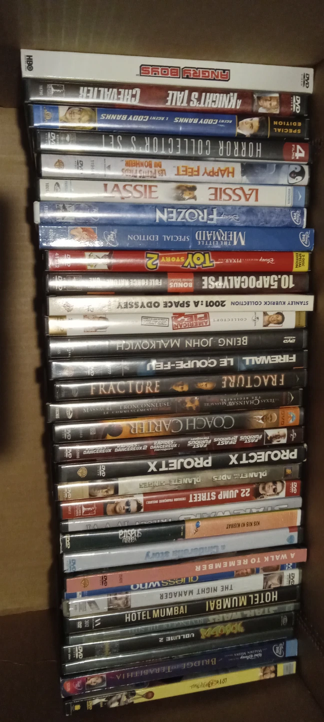 30 DVDs Movies for 10.00.