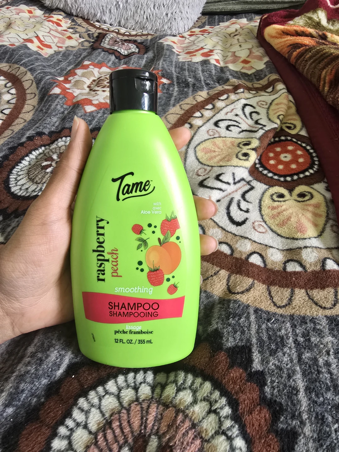 Tame Raspberry Peach Smoothing Shampoo 12 oz