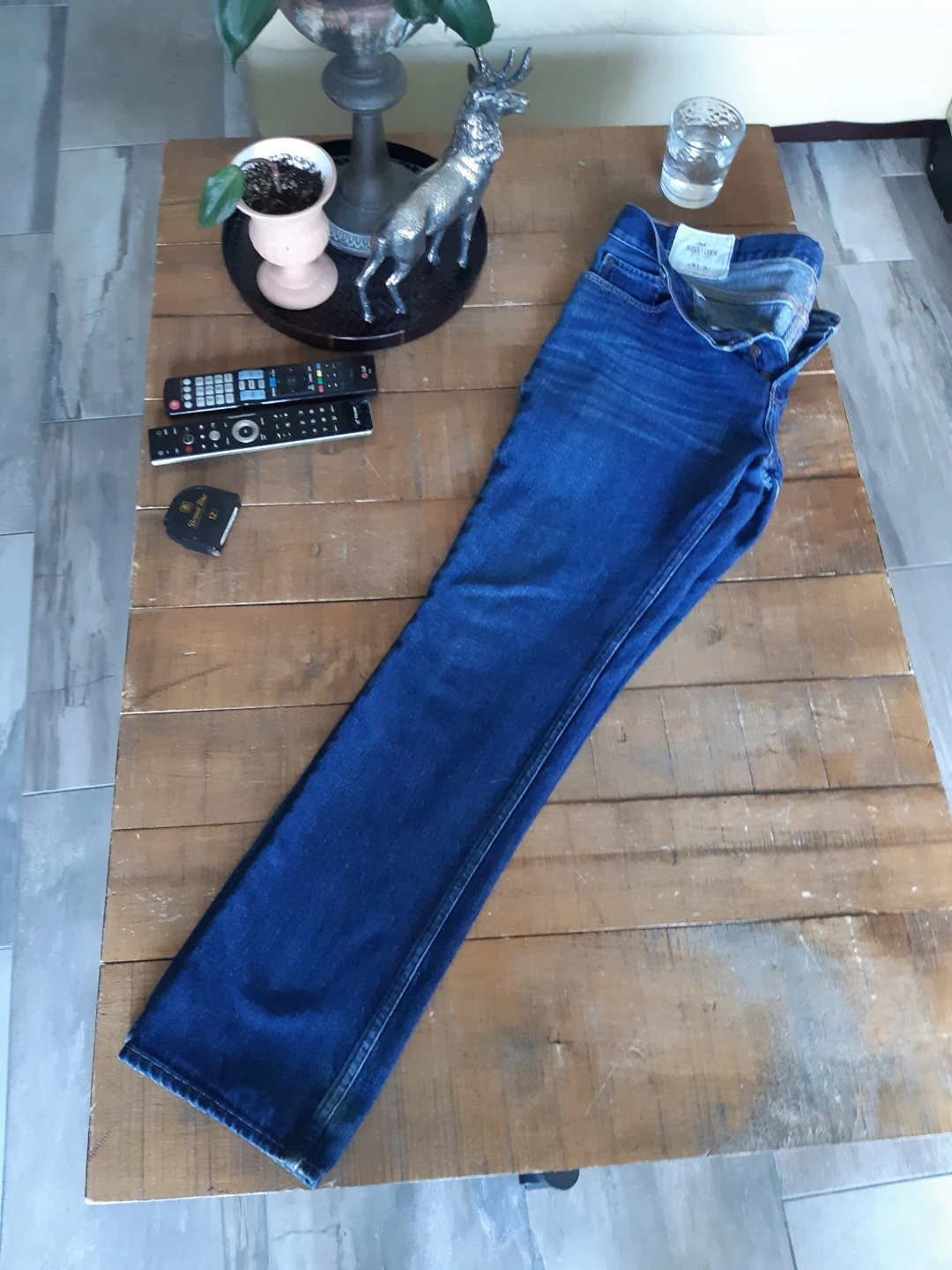 Men's Hollister slim straight Jeans / Denim 36 x 34 - photo 2